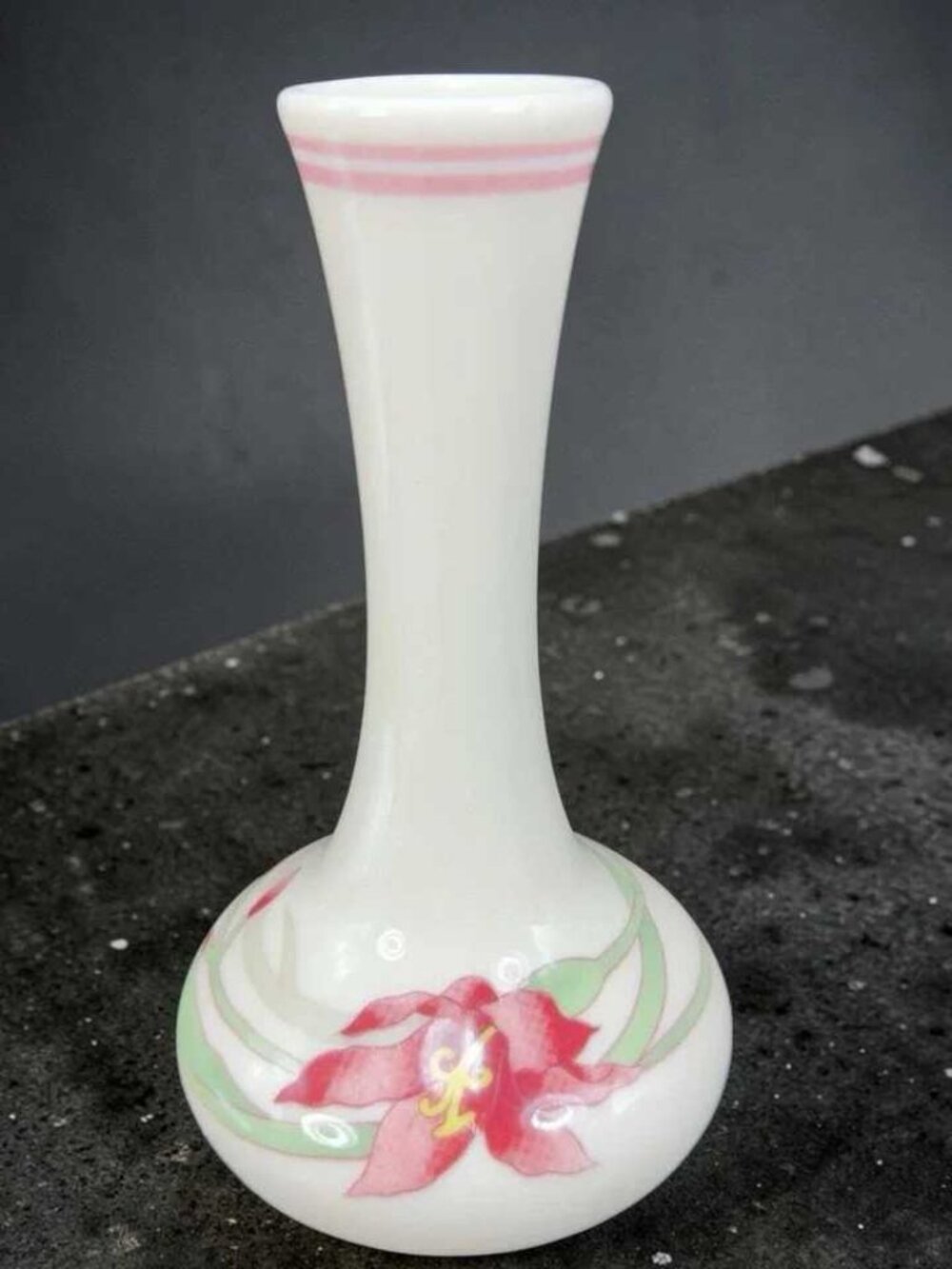 Vintage Hand Painted Floral Porcelain Mini Vase 🌸